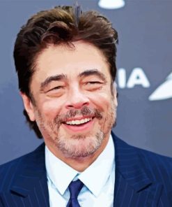 Classy Benicio Del Toro Diamond Painting