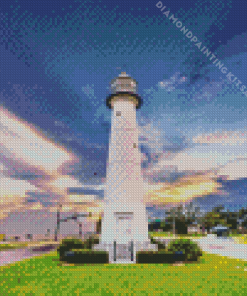 Biloxi Lighthouse Mississippi Diamond Painting