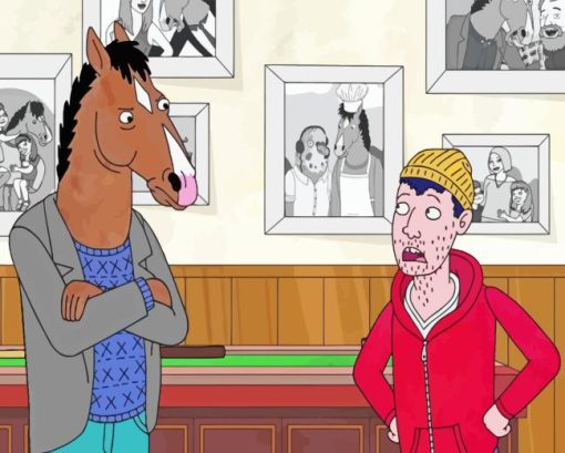 Bojack And Todd Diamond Painting