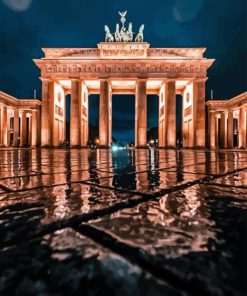 Brandenburg Gate At Night Diamond Painting