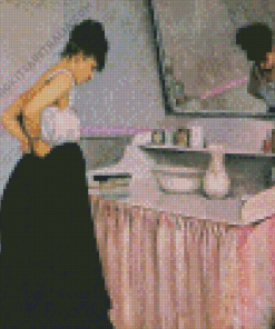 Caillebotte Woman At A Dressing Table Diamond Painting