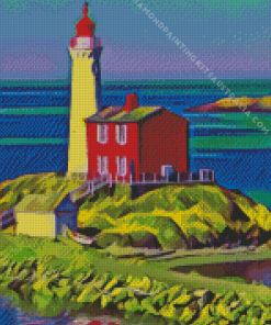 Canadian Lighthouse Diamond Painting