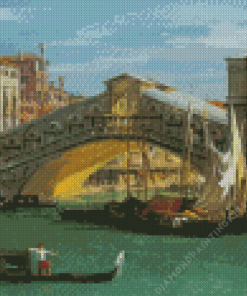 Canaletto Rialto Venice Diamond Painting