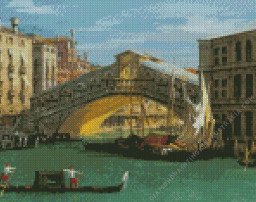 Canaletto Rialto Venice Diamond Painting