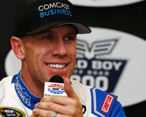 Carl Edwards Smiling Diamond Painting