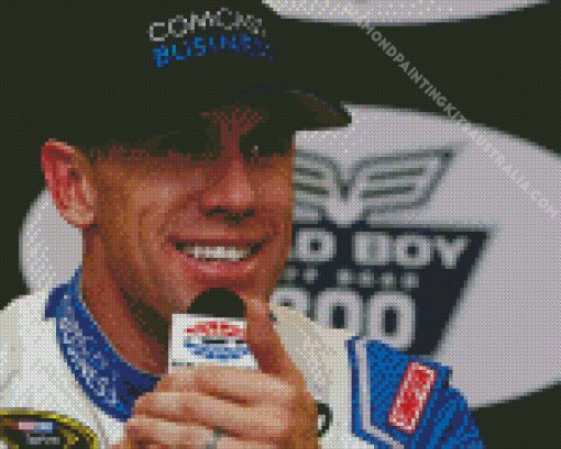 Carl Edwards Smiling Diamond Painting