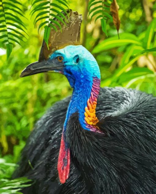 Cassowary Diamond Painting