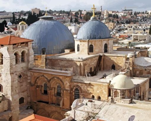 Church Of The Holy Sepulchre Diamond Painting