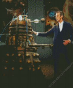 Dalek Diamond Painting