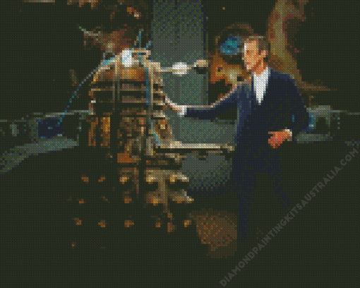 Dalek Diamond Painting