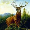 Deer Landscape Diamond Painting