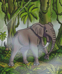 Deinotherium Diamond Painting