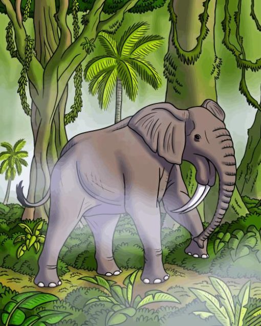 Deinotherium Diamond Painting