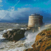 Dublin Martello Tower Diamond Painting