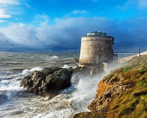 Dublin Martello Tower Diamond Painting