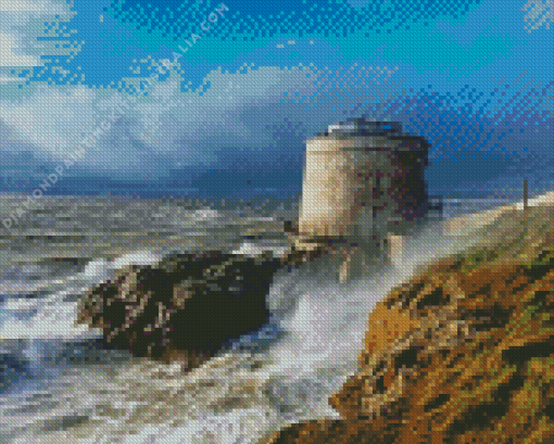 Dublin Martello Tower Diamond Painting