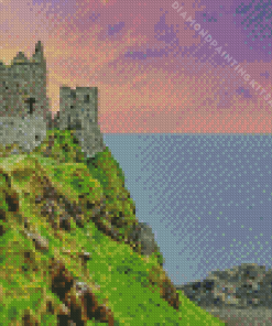 Dunluce Ireland At Sunrise Diamond Painting