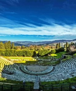 Fiesole Roman Theatre Diamond Painting