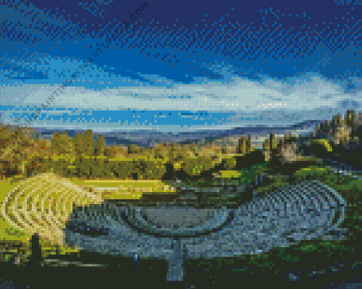 Fiesole Roman Theatre Diamond Painting