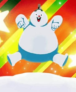 Frosty Snowman Diamond Painting