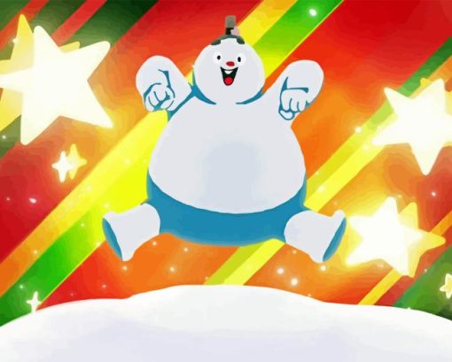 Frosty Snowman Diamond Painting