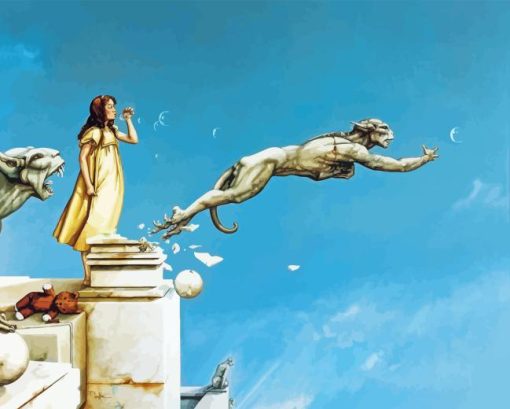 Gargoyles By Michael Parkes Diamond Painting