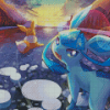 Glaceon Anime Diamond Painting