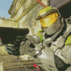 Halo 3 Odst Game Diamond Painting