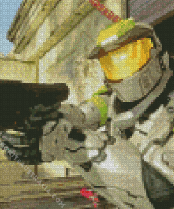 Halo 3 Odst Game Diamond Painting