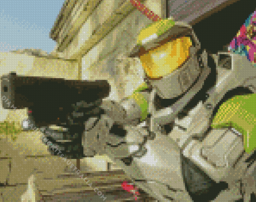 Halo 3 Odst Game Diamond Painting