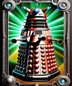 Illustration Dalek Diamond Painting