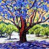 Jacaranda Mosaic Tree Diamond Painting