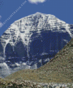 Kailash Mansarovar Mountain Diamond Painting