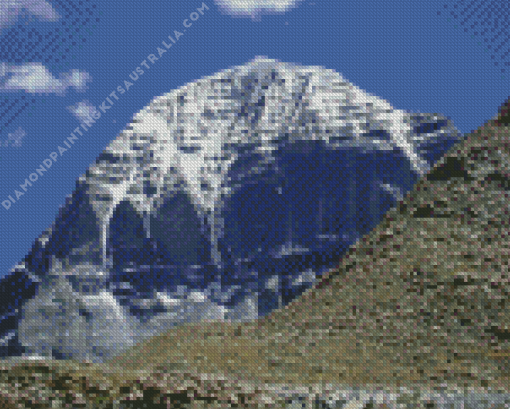 Kailash Mansarovar Mountain Diamond Painting