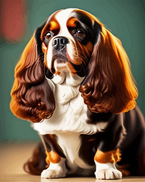 King Charles Spaniel Diamond Painting