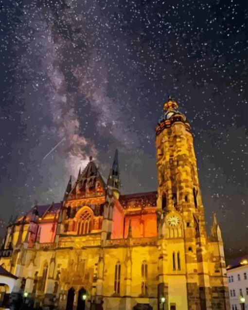 Kosice Elizabeth Cathedral Diamond Painting