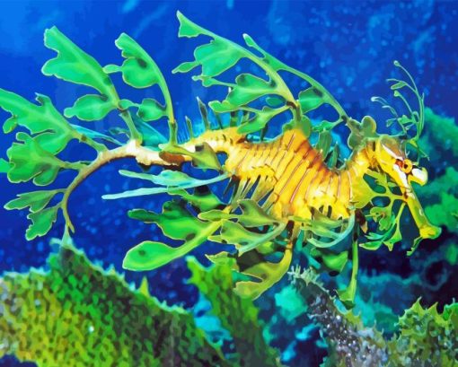 Leafy Seadragon Diamond Painting