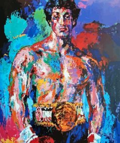 Leroy Neiman Rocky III Diamond Painting