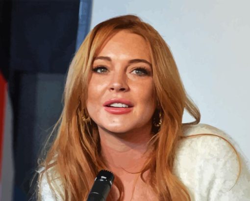 Lindsay Lohan American Actress Diamond Painting