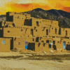 Mexico Taos Pueblo Diamond Painting