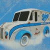 Milk Truck Diamond Painting