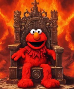 Muppet Elmo Diamond Painting