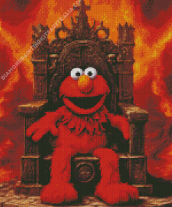 Muppet Elmo Diamond Painting