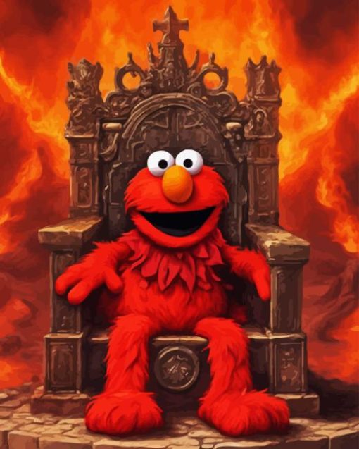 Muppet Elmo Diamond Painting