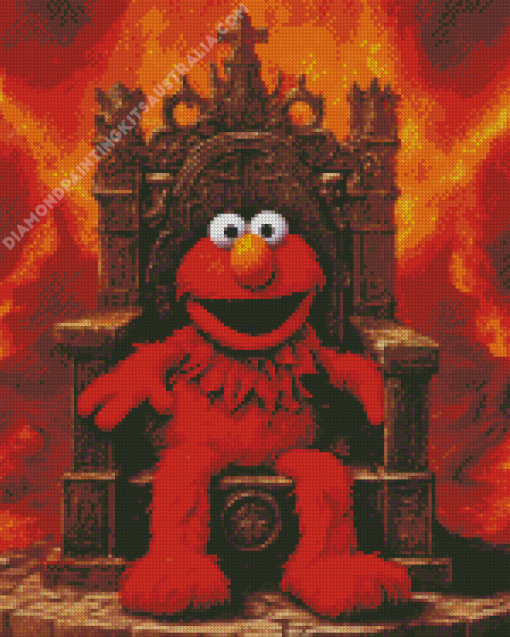 Muppet Elmo Diamond Painting