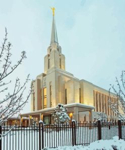 Oquirrh Temple Diamond Painting