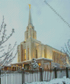 Oquirrh Temple Diamond Painting