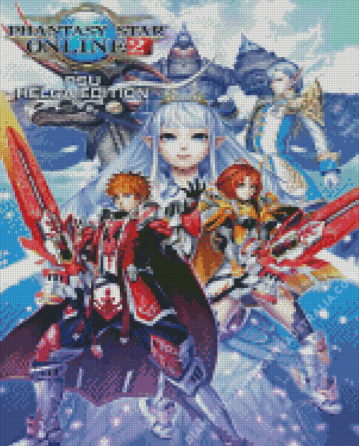 Phantasy Star Poster Diamond Painting