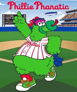 Phillies Phanatic Diamond Painting