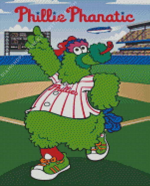 Phillies Phanatic Diamond Painting